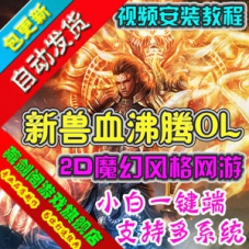 新兽血沸腾单机版网络游戏简单一键端GM刷元宝金钱 2D网单