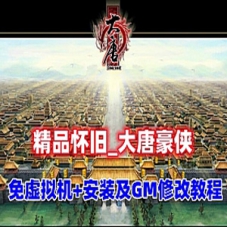 大唐豪侠单机版，大唐豪侠免虚拟机网游单机版+GM教程
