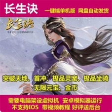 长生诀VM手游单机一键端，电脑模拟器运行游戏