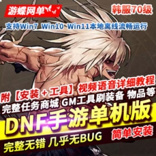 DNF韩服手游70级汉化单机版一键端+网单游戏GM后台