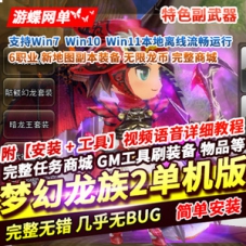 梦幻龙族2单机新大陆重生端新地图副本装备无限龙币GM工具